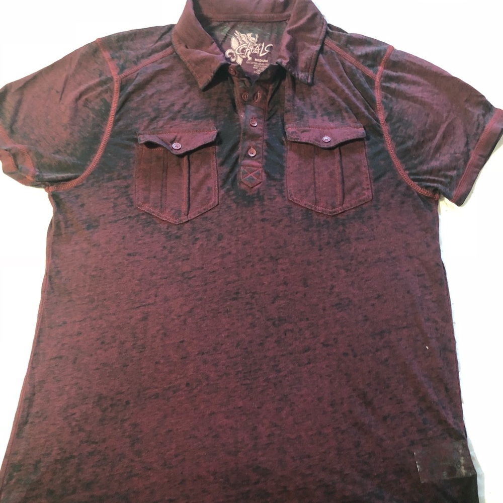 Distressed polo